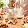 rynqavex™ Wood-Handle Measuring Cups & Spoons Set
