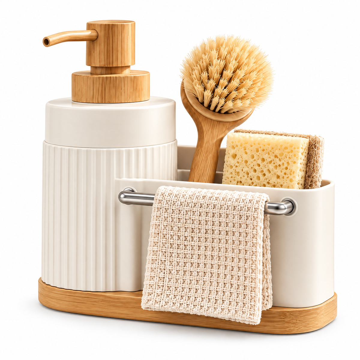 rynqavex™ Sink Caddy & Soap Dispenser Station